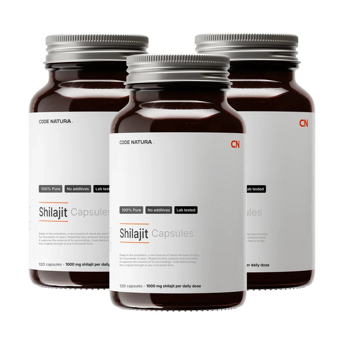 Code Natura Premium Shilajit Capsules – 120 capsules × 500 mg