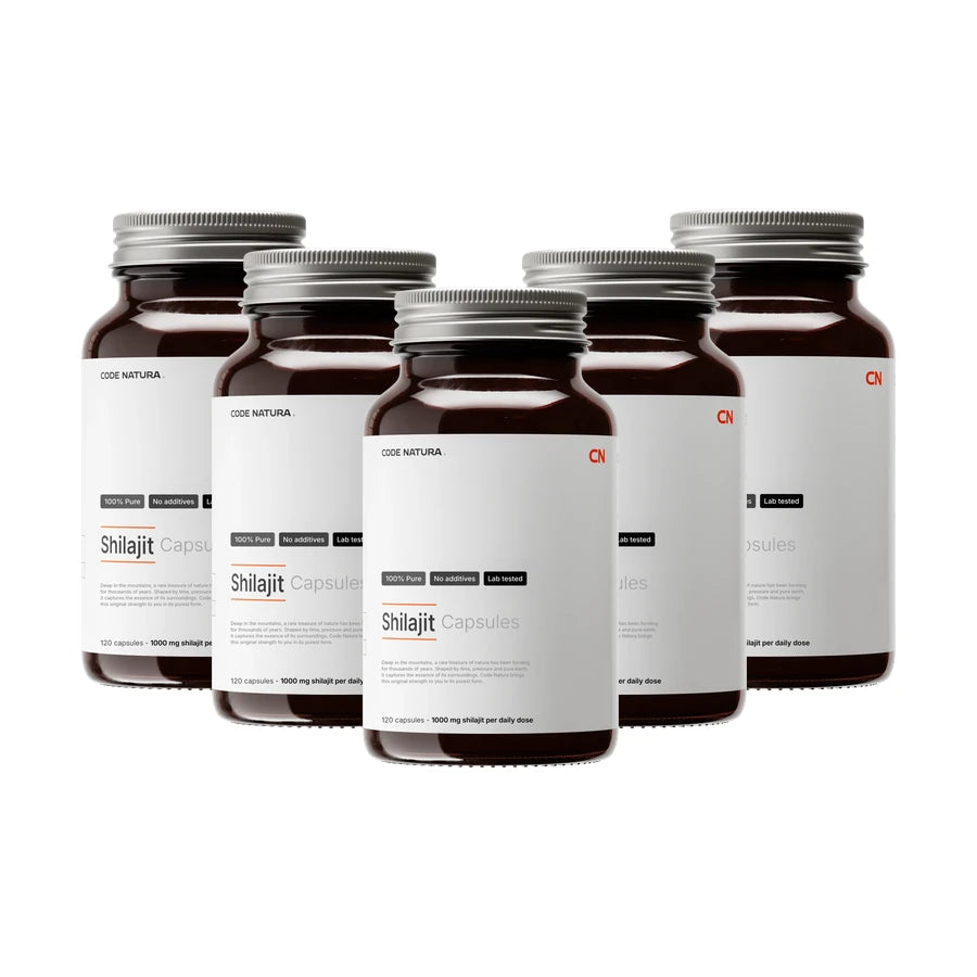 Shilajit capsules by Code Natura – product view